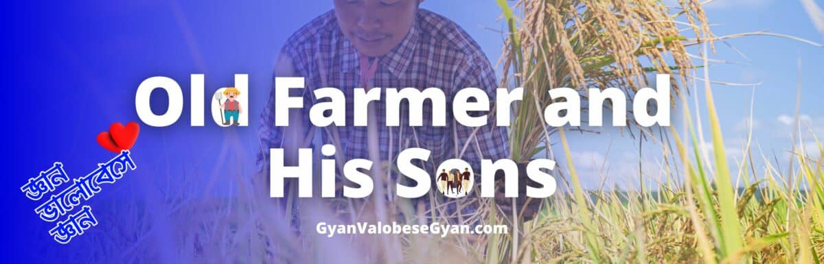 Old Farmer and His Sons – Write a story using the following outline. Give a title and a moral to the story.